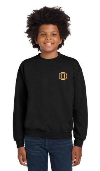 Black Dragons No Mercy Gildan - Youth Heavy Blend Crewneck Sweatshirt