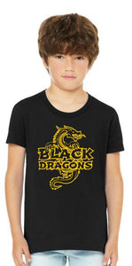 Black Dragons Bella Canvas Ringspun Youth Tee