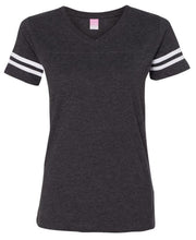 Black Dragons Words Women's V- Neck Fine Jersey Tee