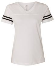 Black Dragons Words Women's V- Neck Fine Jersey Tee