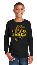 Black Dragons Bella Canvas - Ringspun Cotton Youth Long Sleeve T-Shirt