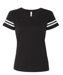 Midwest Xtreme Women's V- Neck Fine Jersey Tee