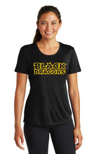 Black Dragons Words Design Women's Cooling Performance Crew