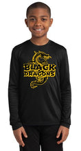 Black Dragons Youth Cooling Performance Long Sleeve T-Shirt