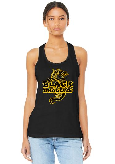 Black Dragons Bella Canvas Women’s Jersey Racerback Tank