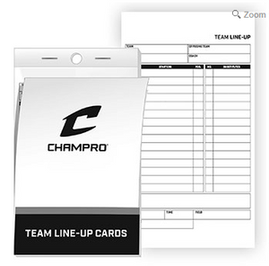 Champro Sports Line-Up Cards