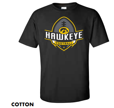 Iowa Hawkeyes Cotton T- Shirt