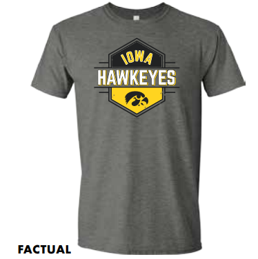 Iowa Hawkeyes Factual T- Shirt