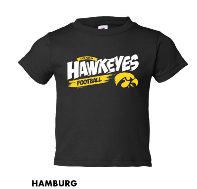 Iowa Hawkeyes Hamburg Youth T-Shirt
