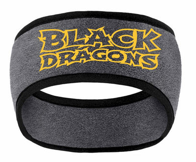 Black Dragons - Port Authority Two-Color Fleece Headband