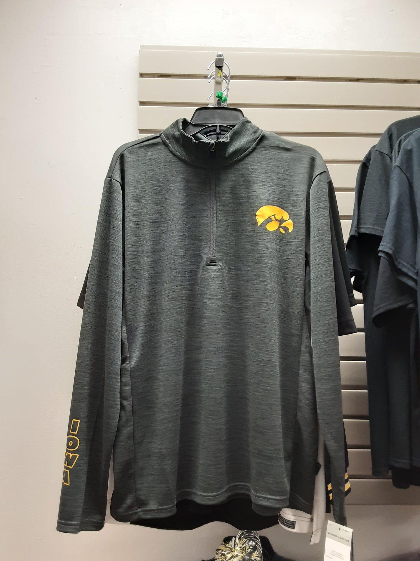 Iowa Hawkeyes Russell Athletic Quarter Zip Pullover