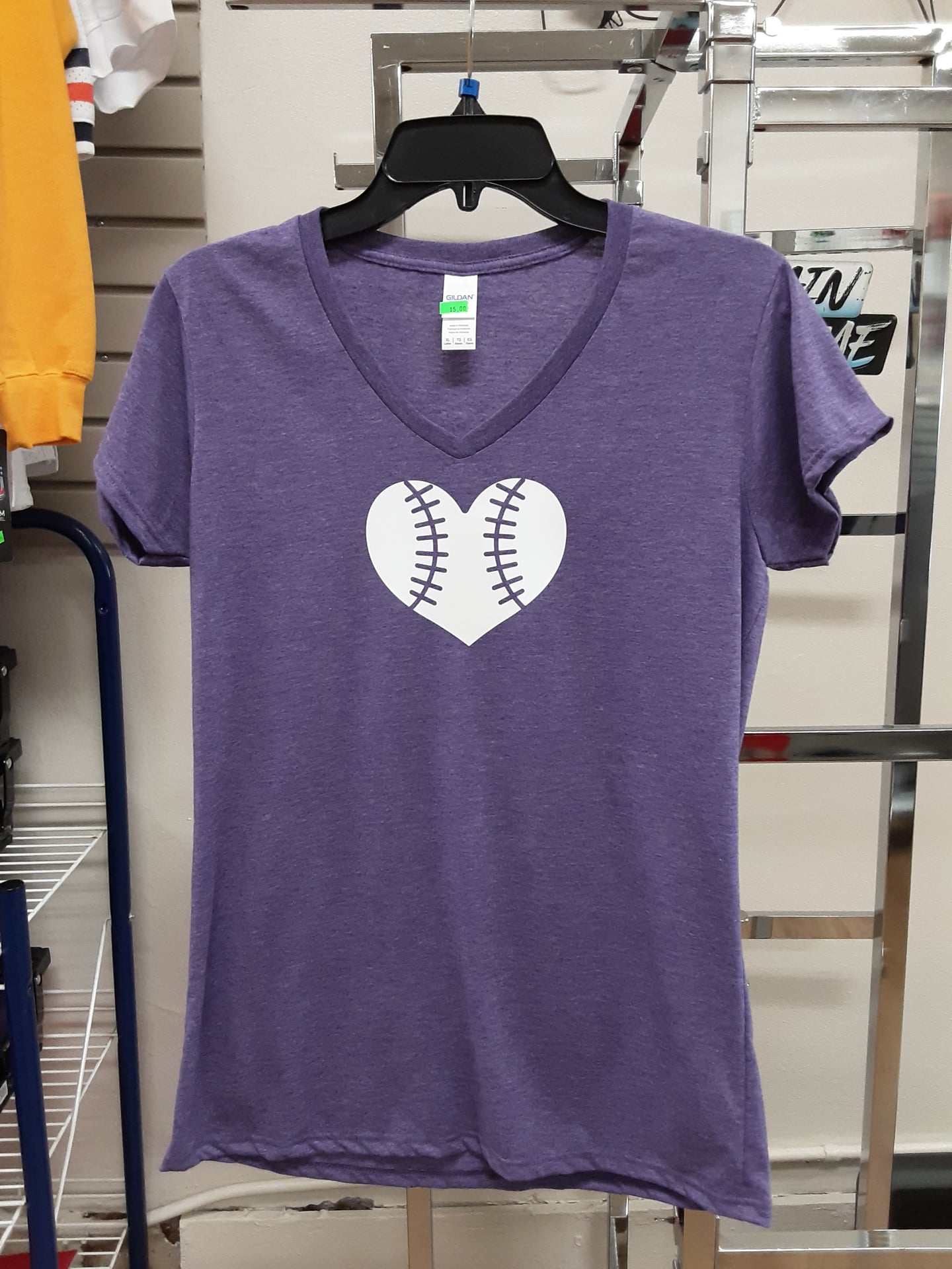 Baseball/Softball Gildan - Softstyle® Women’s V-Neck T-Shirt