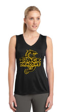 Black Dragons Sport-Tek Ladies Sleeveless PosiCharge Competitor™ V-Neck Tee
