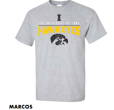 Iowa Hawkeyes Macros T- Shirt