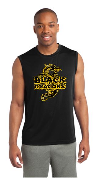 Black Dragons Mens Sport-Tek Sleeveless PosiCharge Competitor Tee