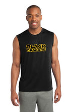 Black Dragons Words Mens Sport-Tek Sleeveless PosiCharge Competitor Tee